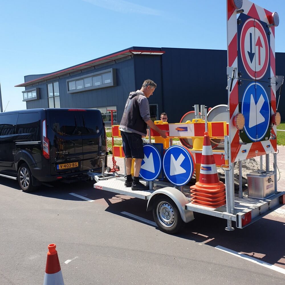 Veilig werken langs de weg cursus intern Rijnmond Haven Training RHT